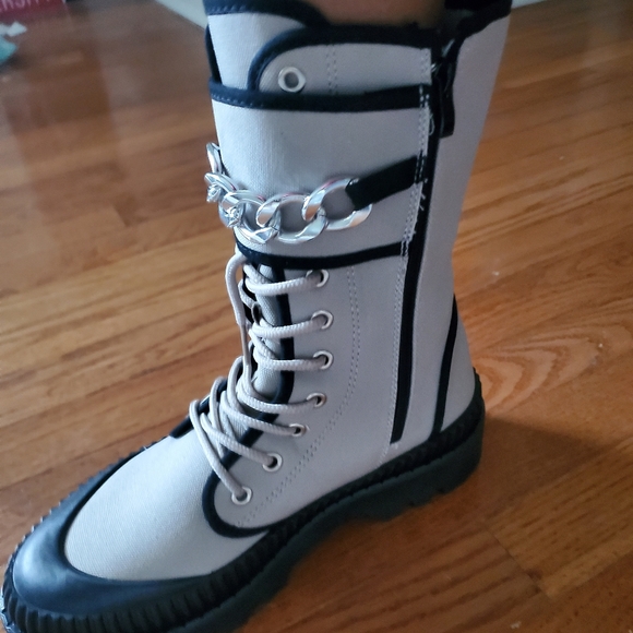 Yoki Rugged Boots - Beige - Picture 2 of 3